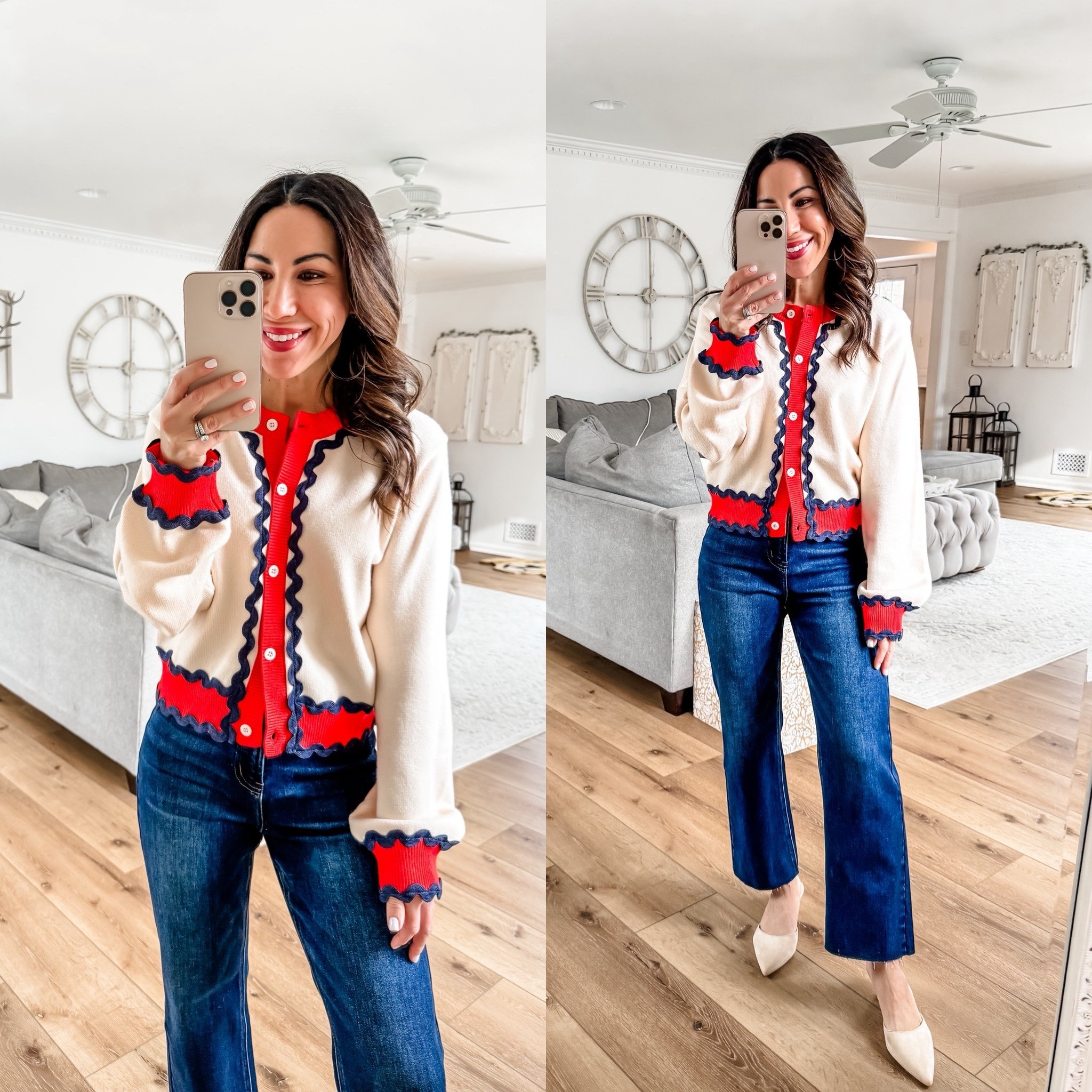 Jeans 25, small cardigan sweater

#LTKWorkwear #LTKOver40 #LTKFindsUnder100