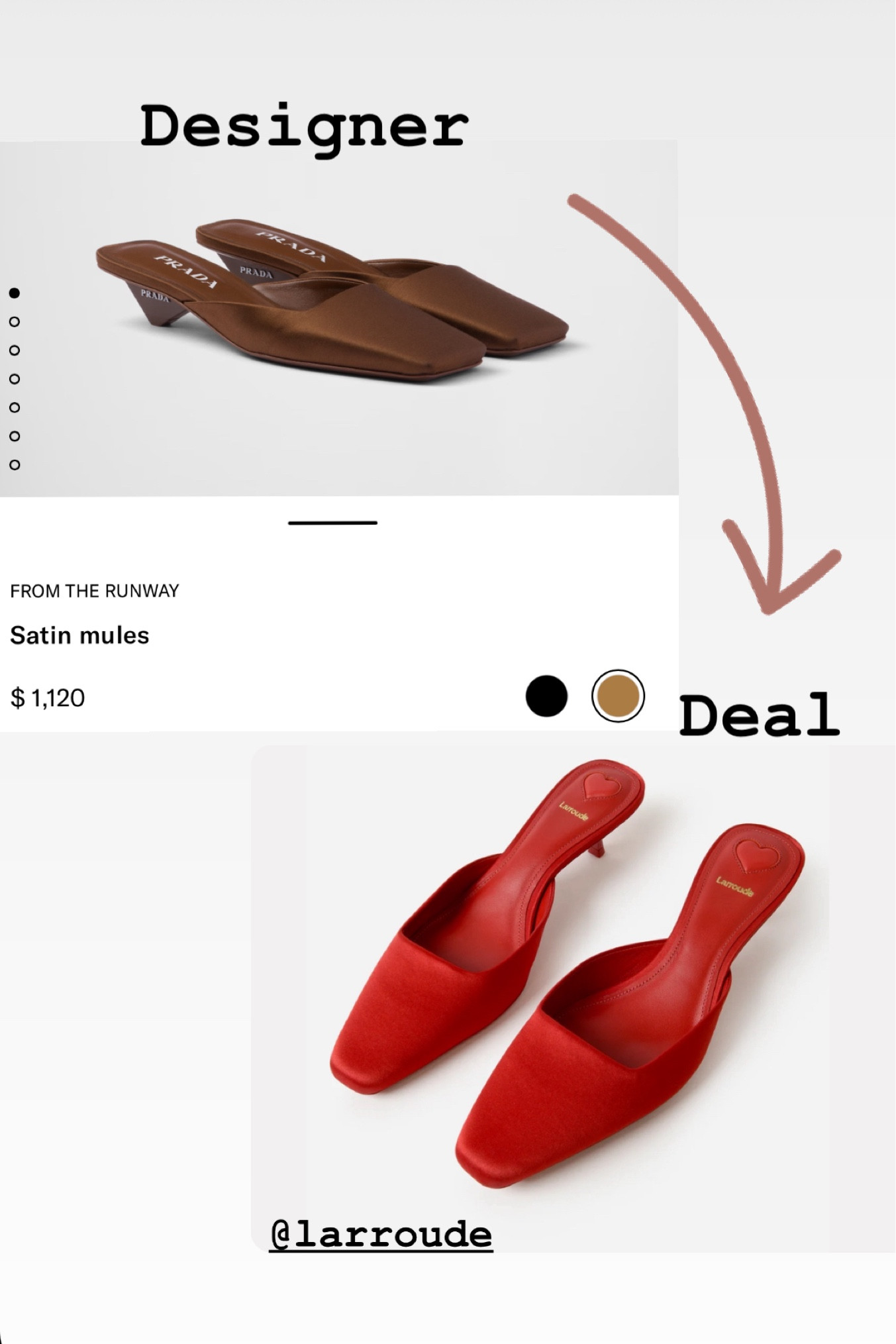 Kitten heels
Designer for less
Designer look alikes
Satin heels 

#LTKFindsUnder100 #LTKStyleTip #LTKSaleAlert
