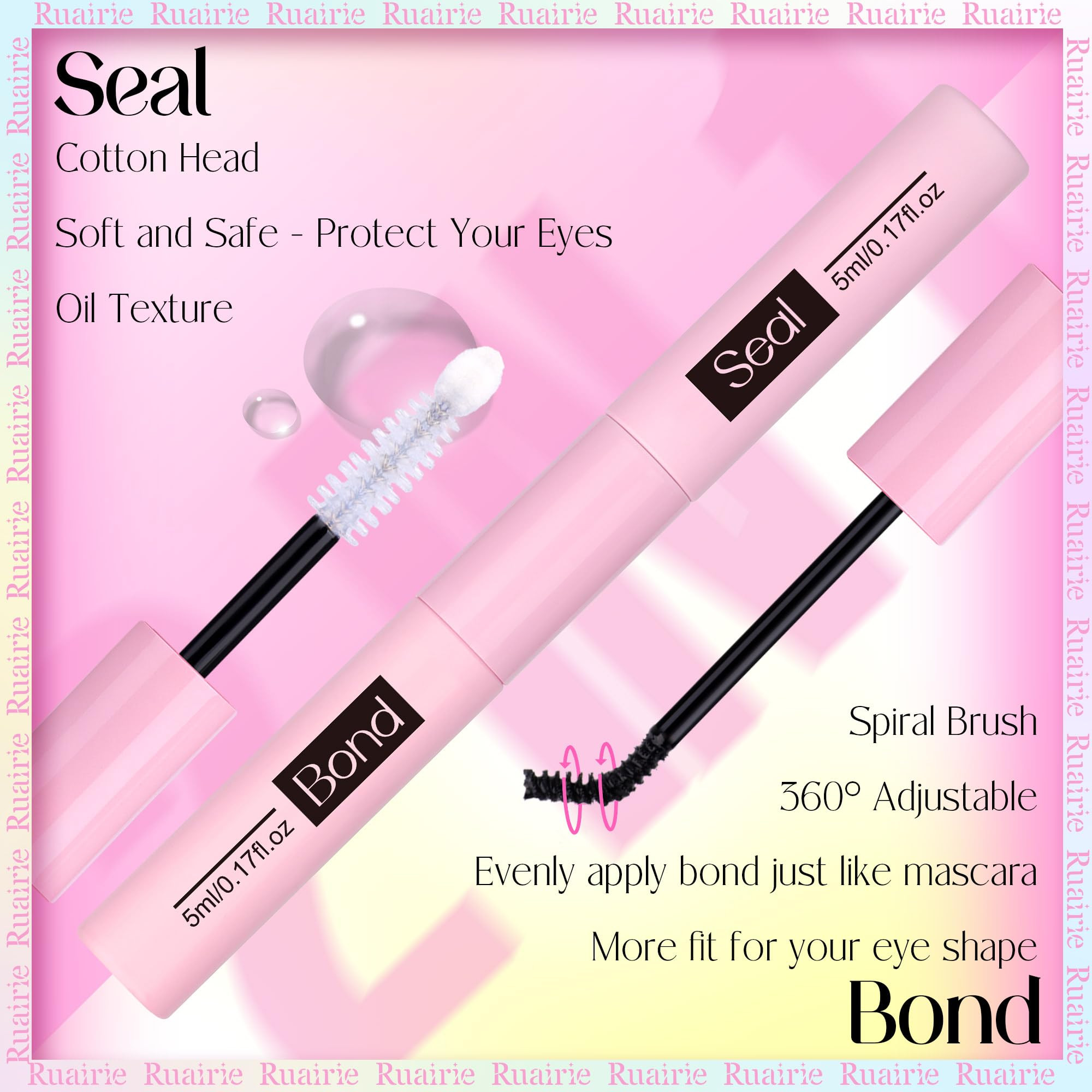 Bond and Seal Lash Glue for Eyelash Clusters Strong Hold Lash Cluster Glue 2 in 1 Lash Bond and S... | Amazon (US)