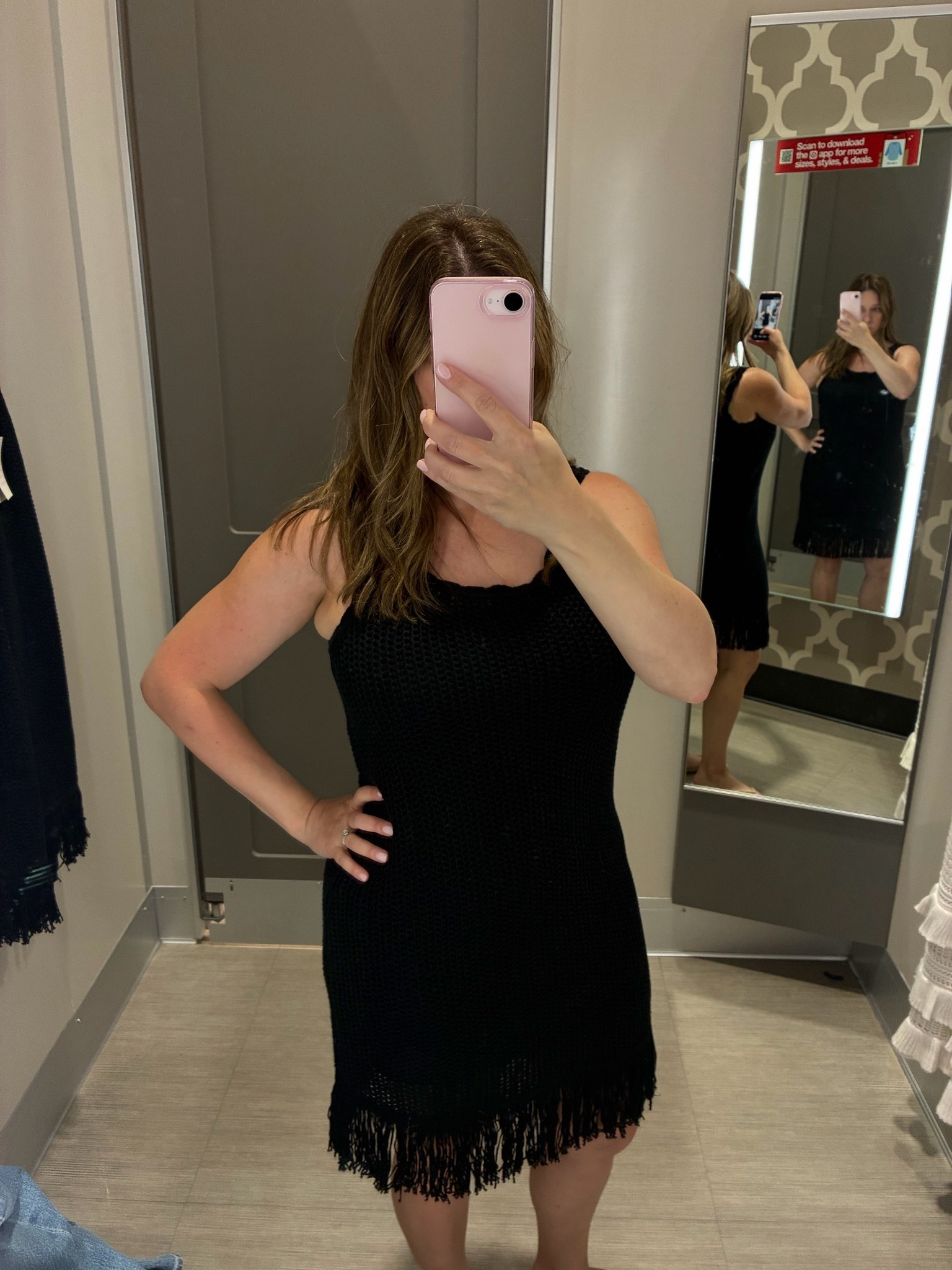 Another super cute crochet dress option. I love the scallop detail and the fringe on bottom! It also has a slip so it isn’t see through.

I am wearing a size small, TTS

#LTKOver40 #LTKPetite #LTKTravel