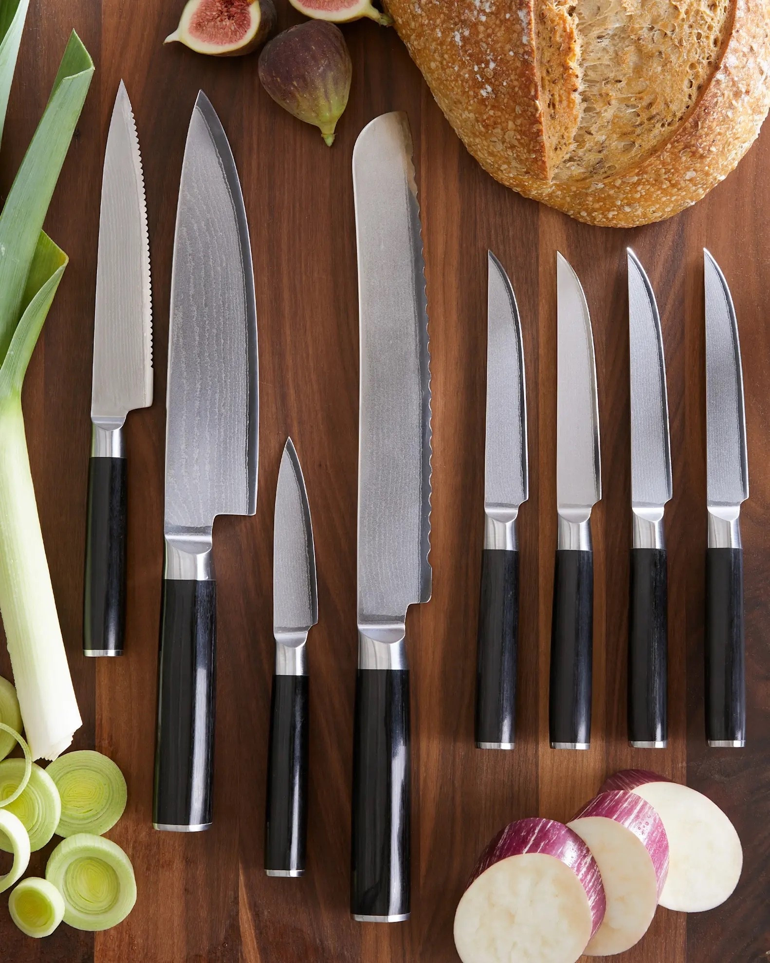 Currently in my cart during Quince’s sale 🔪 These Damascus Japanese steel knives are on sale and highly rated for sharpness, durability, and precision cutting. Ideal for home cooks and chef-quality kitchens, this Japanese Damascus chef knife set is known for its layered steel, balance, and long-lasting edge retention. A top kitchen knife upgrade if you’re shopping for professional chef knives, Japanese steel knives, or a luxury kitchen essential on sale.

#DamascusJapaneseSteel #JapaneseKnifeSet #DamascusKnife #ChefKnives #KitchenKnifeSet #JapaneseSteelKnives #KitchenUpgrade #LTKsale #LTKhome #LTKfinds #KitchenEssentials #ChefQuality
