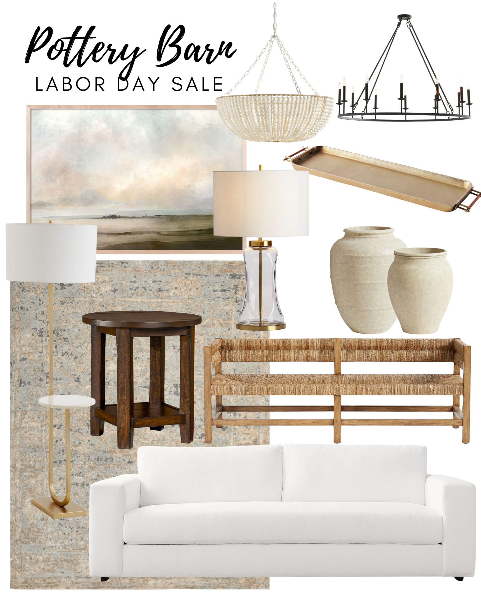 Benchwright Round End Table curated on LTK