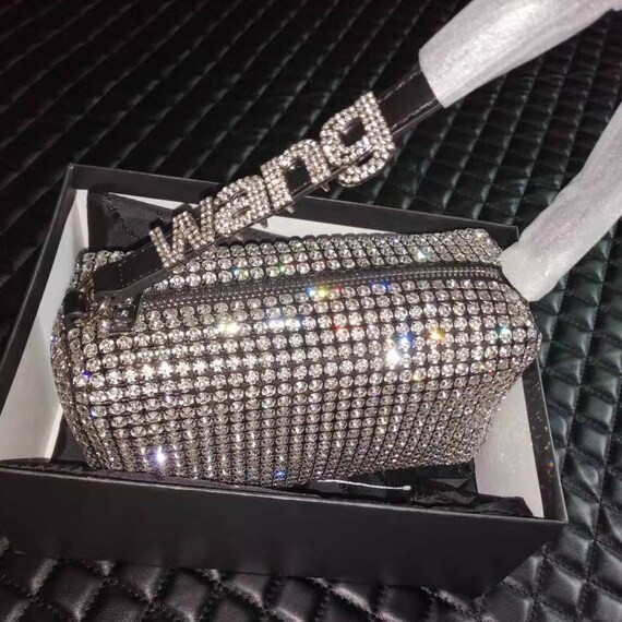 Wang Rhinestone Evening Bag, Crystal Handbag, Vintage Bags, Luxury Bag, Handmade Transparent, Vac... | Etsy (US)