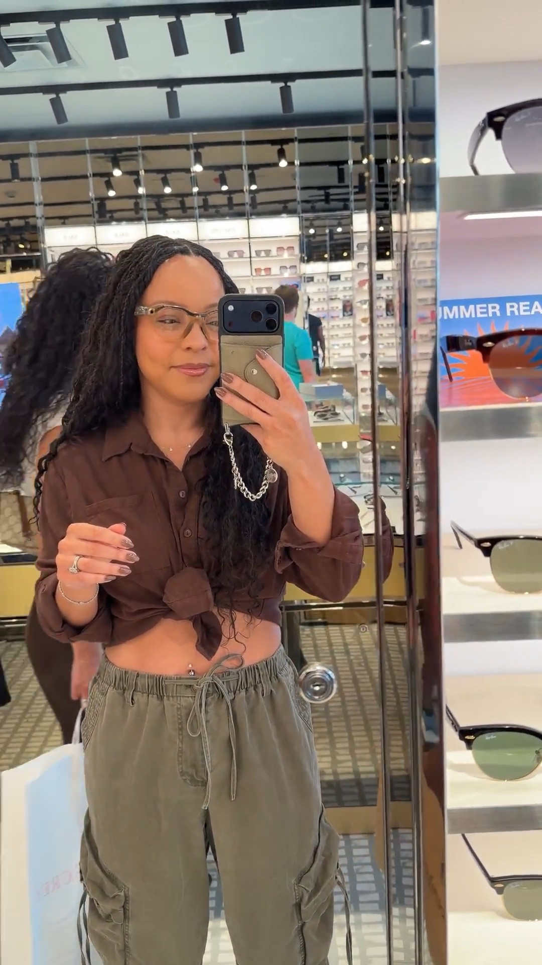 The #Bandolier #phonecase you see me with every day is 30% off - today is the last day to save! I’ve used only @BANDOLIER #iphone cases for over 5 years. Leather. An enclosed card holder. Multiple colors. Crossbody, bracelet like chains, add ons for your AirPods, lipstick, and more if you so choose. These cases are perfect. 

#phone #leatherphonecase #bandolierphonecase

#LTKSaleAlert #LTKgrwm #LTKootd