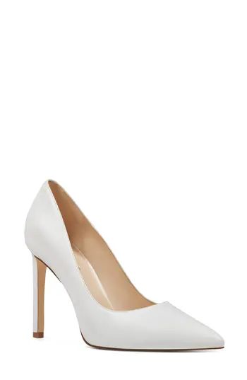 Women's Nine West 'Tatiana' Pointy Toe Pump, Size 9 M - White | Nordstrom