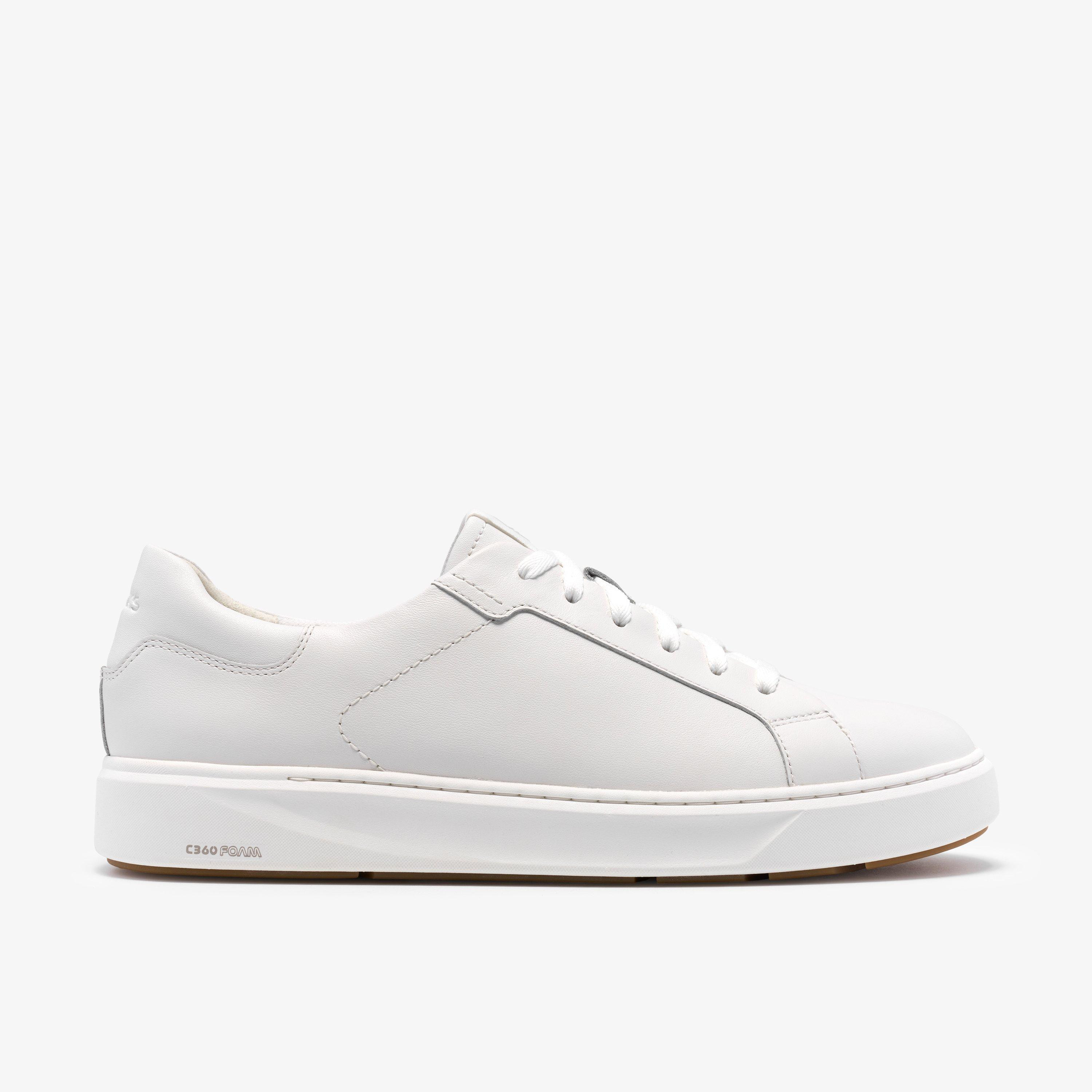 Mens Code Cupsole Lace in White | Clarks | Clarks (US)