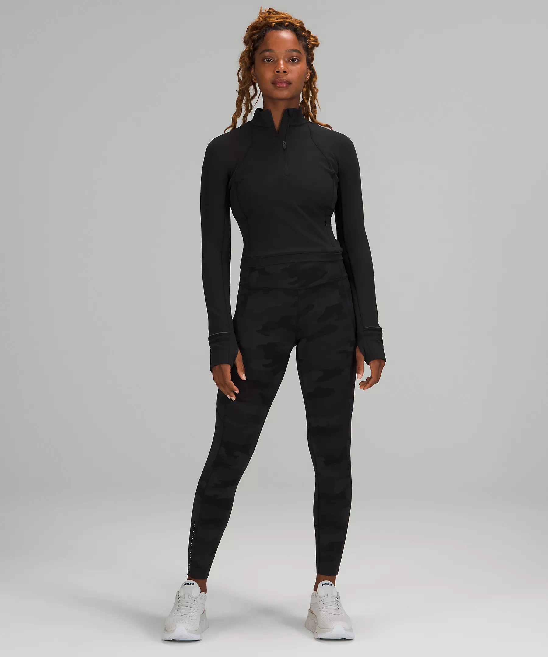 It's Rulu Cropped Half Zip | Women's Long Sleeve Shirts | lululemon | Lululemon (US)