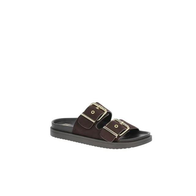 Madden NYC Women's Two Strap Footbed Sandal | Walmart (US)