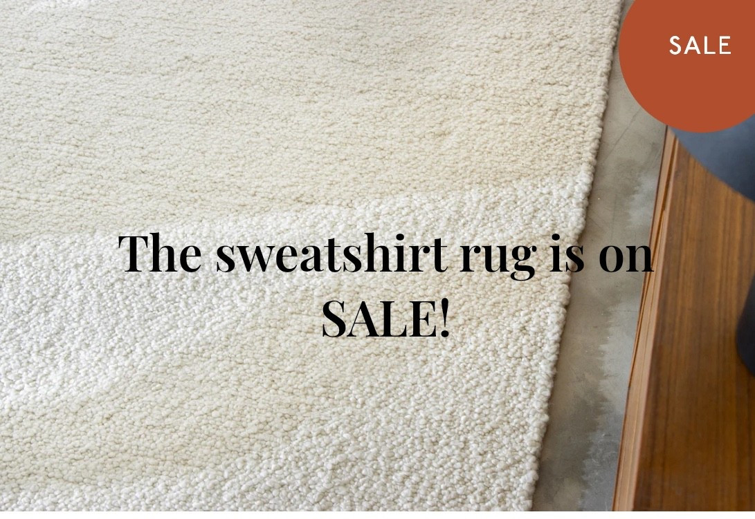 The popular sweatshirt rug and all the rugs are on Sale right now.  My living room rug, included! 

#LTKSaleAlert #LTKHome