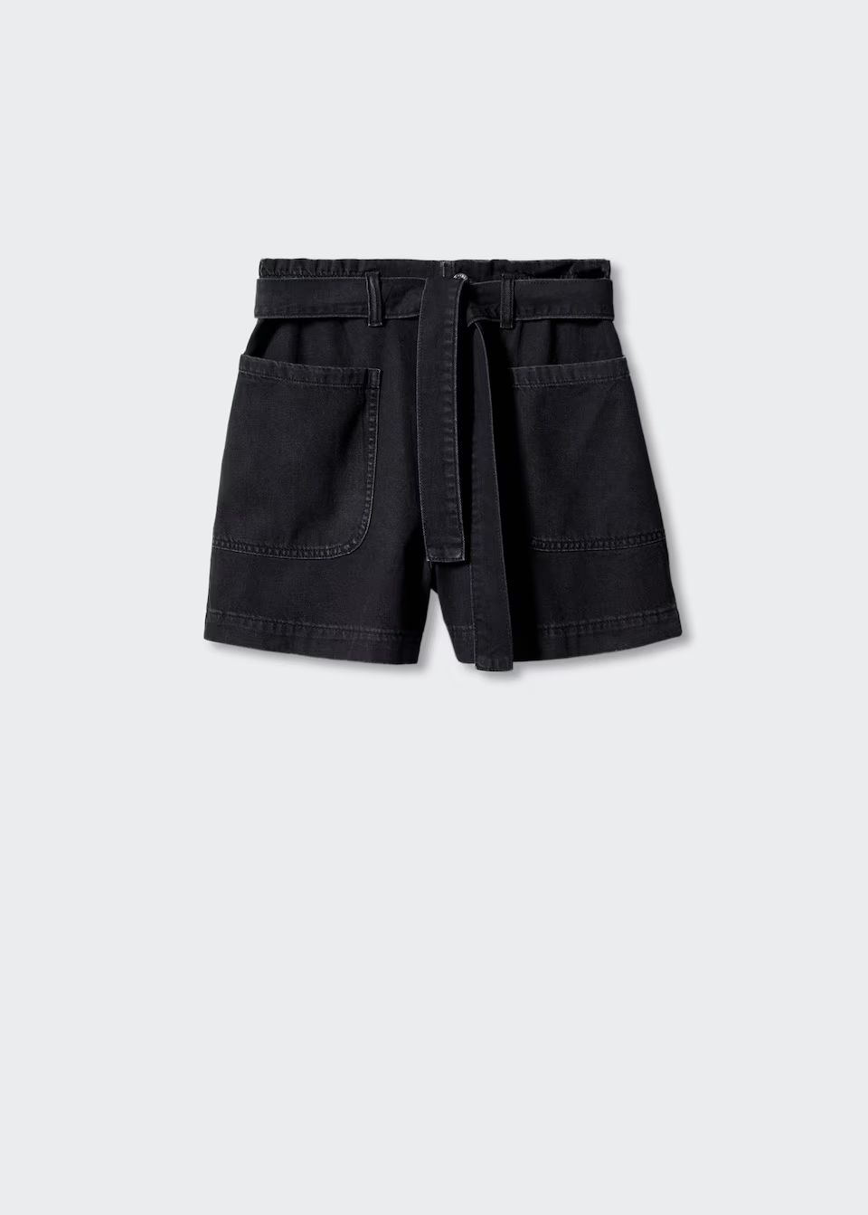 Belted paperbag shorts | MANGO (US)