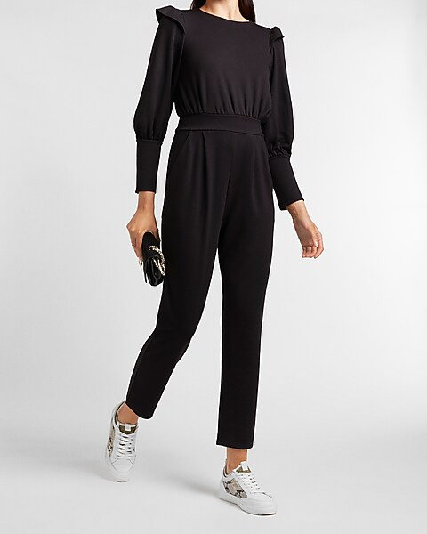 Cap Sleeve Lounge Jumpsuit | Express