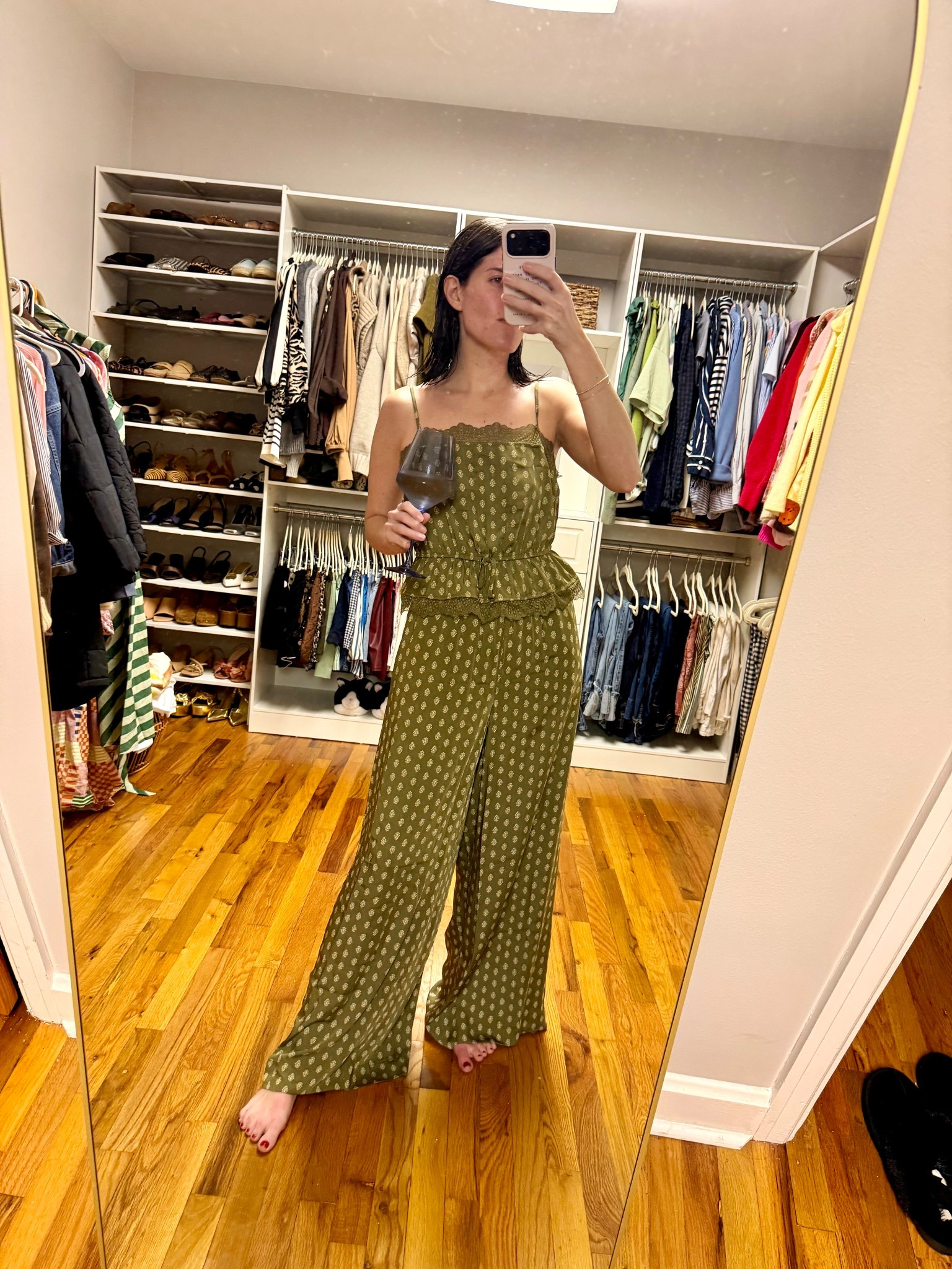 Target PJs - Small in both 

#LTKPetite #LTKspringtrends #LTKootd