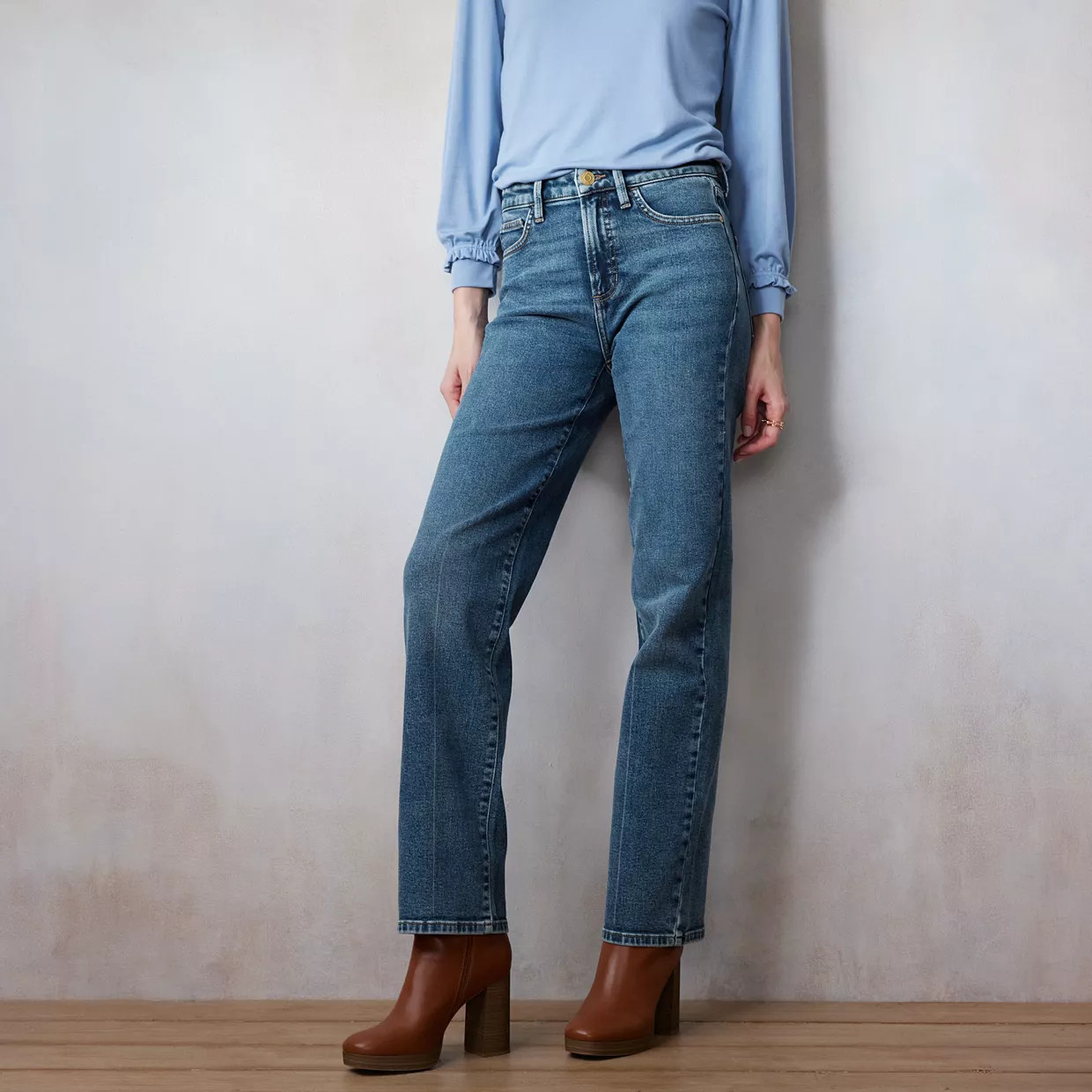 Women's LC Lauren Conrad Super High-Rise True Straight Jeans | Kohl's