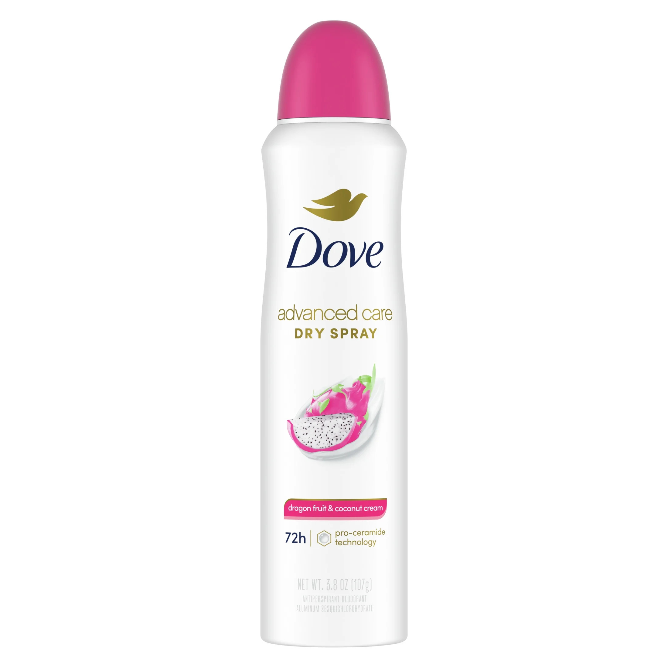 Dove Advanced Care Antiperspirant Deodorant Dry Spray for Women Dragon Fruit & Coconut Cream, 3.8... | Walmart (US)