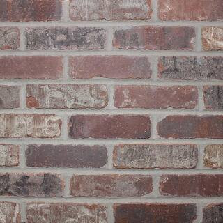 Castle Gate Thin Brick Singles - Flats (Box of 50) - 7.625 in. x 2.25 in. (7.3 sq. ft.) | The Home Depot