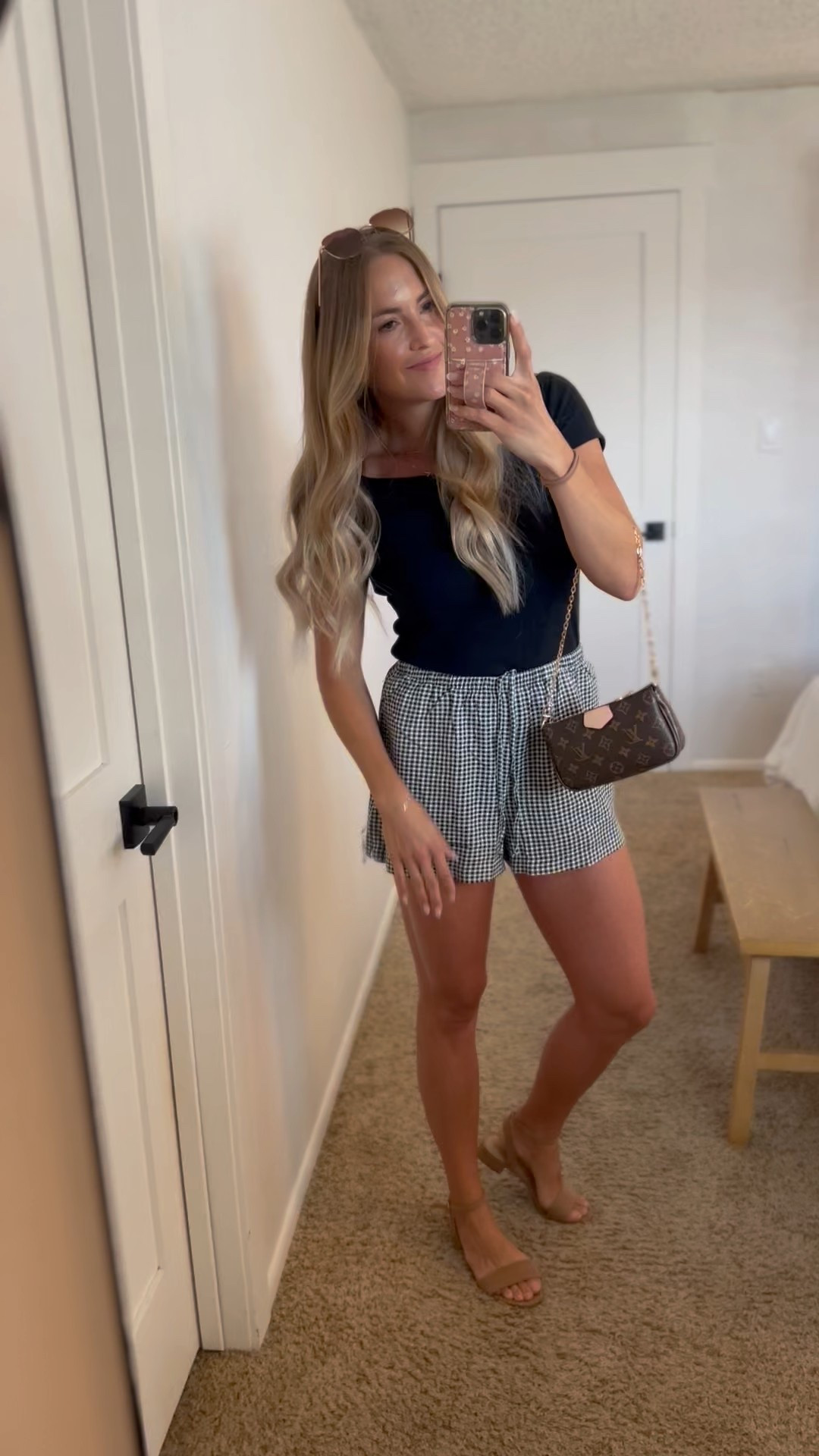 The most adorable gingham shorts!  I wore this outfit to a dinner date with the girls to a French restaurant.  So easy to dress up or down! 



#LTKFindsUnder50 #LTKOver40 #LTKStyleTip