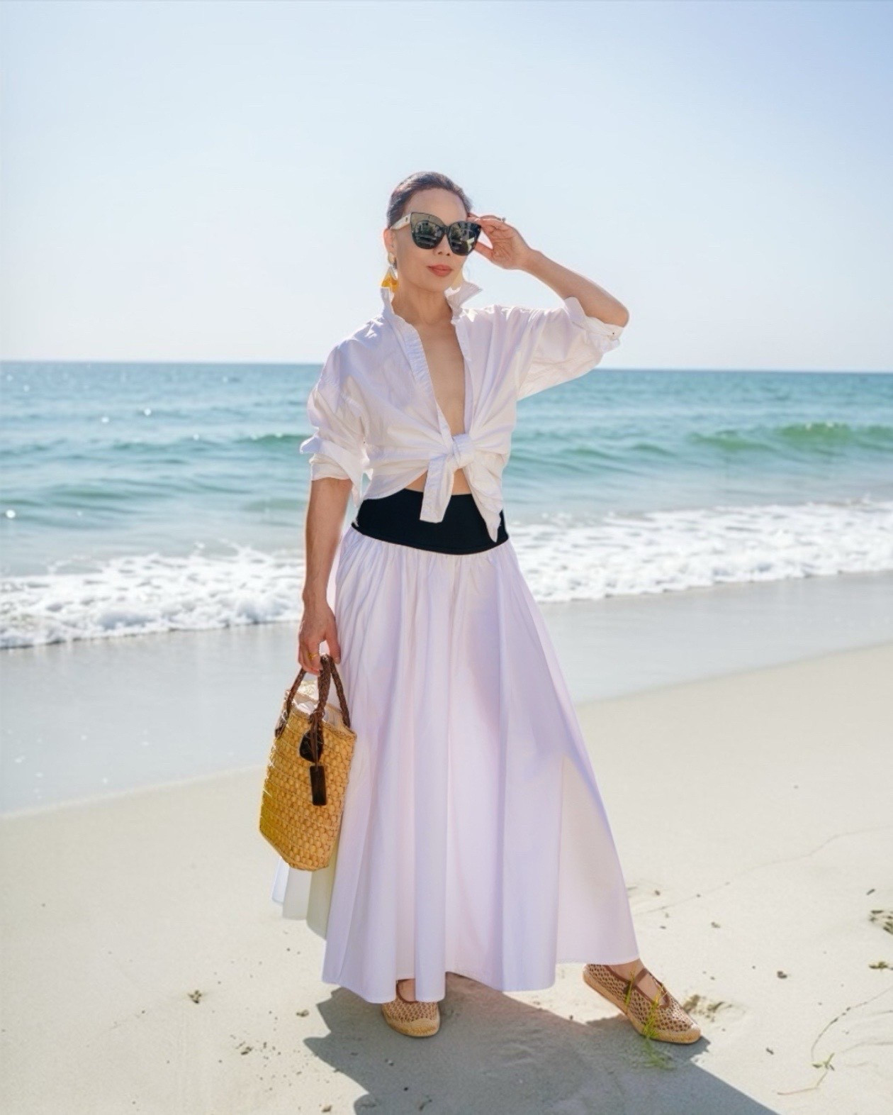 All white, by the ocean 🤍

#LTKootd