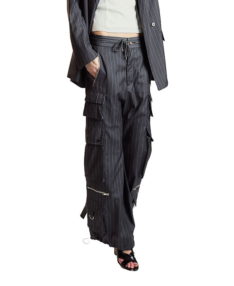 Cynthia Rowley Pinstripe Cargo Pants | Bloomingdale's (US)