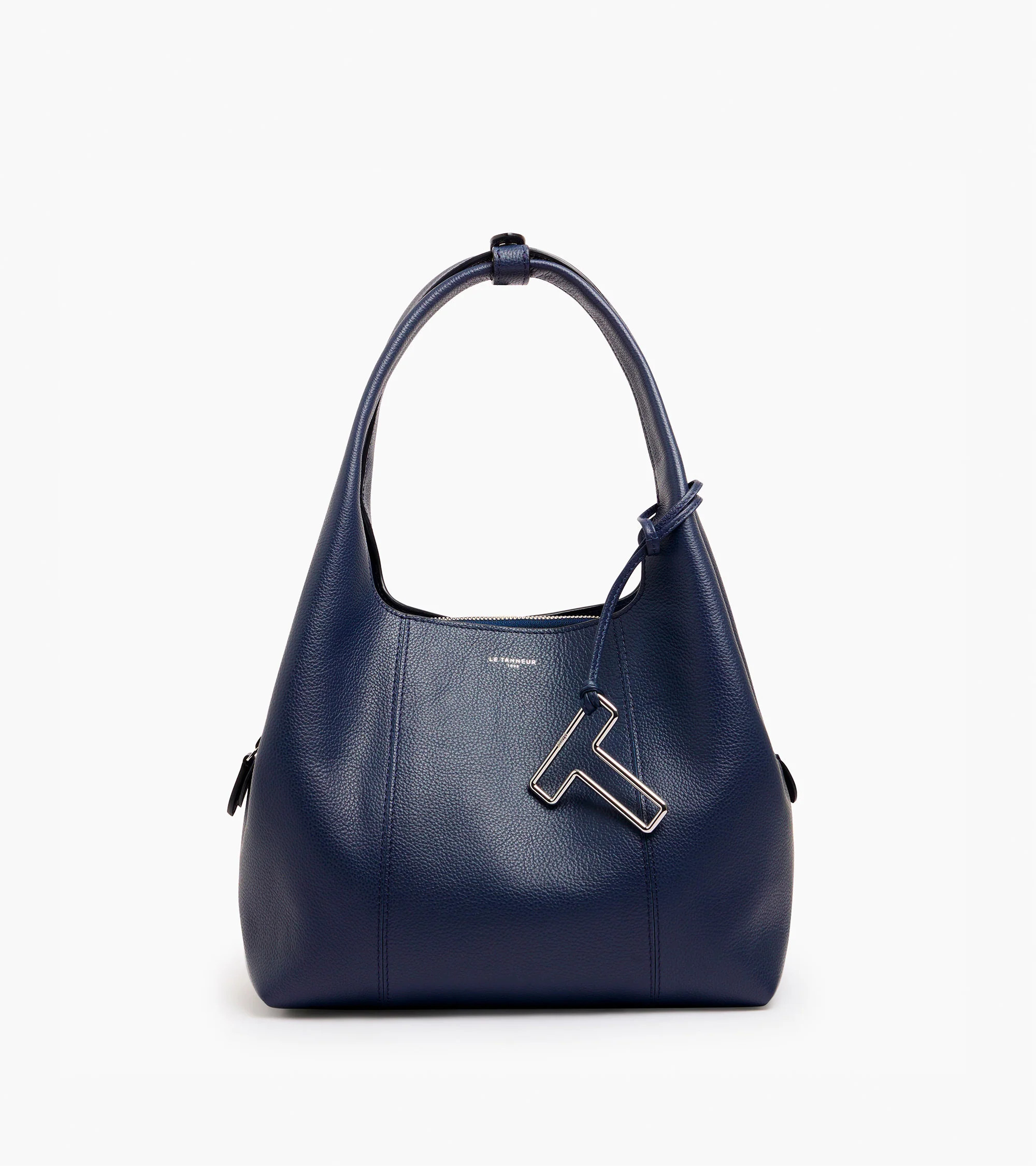 Juliette medium-sized shoulder bag in grained leather | Le Tanneur