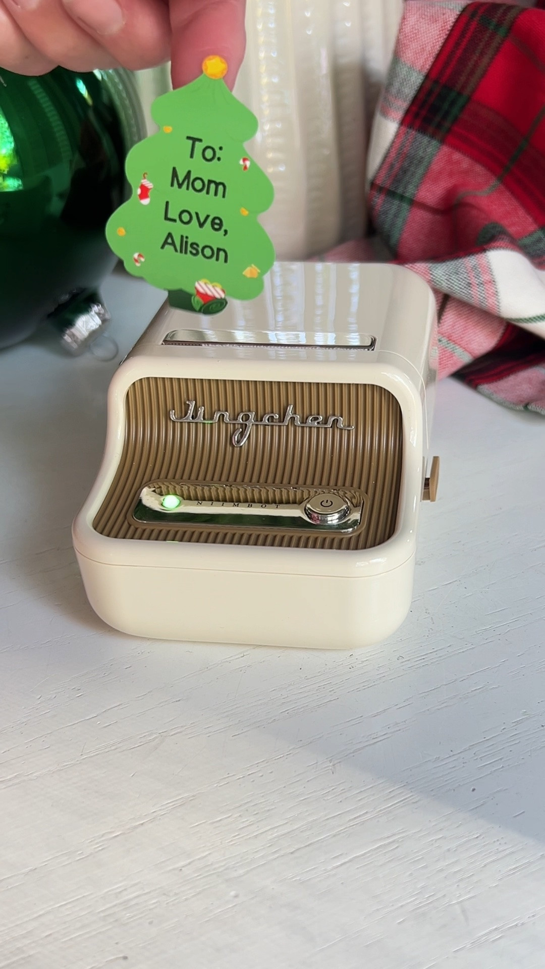 Holiday organization just got so much more festive and this cordless label maker is on sale for Prime Big Deal Days 🤍 Print beautiful holiday labels for gifts, boxes, packages and more — all cordless and so easy to use. The perfect practical and fun gift idea and at this Prime Big Deal Days price it is such a good get.