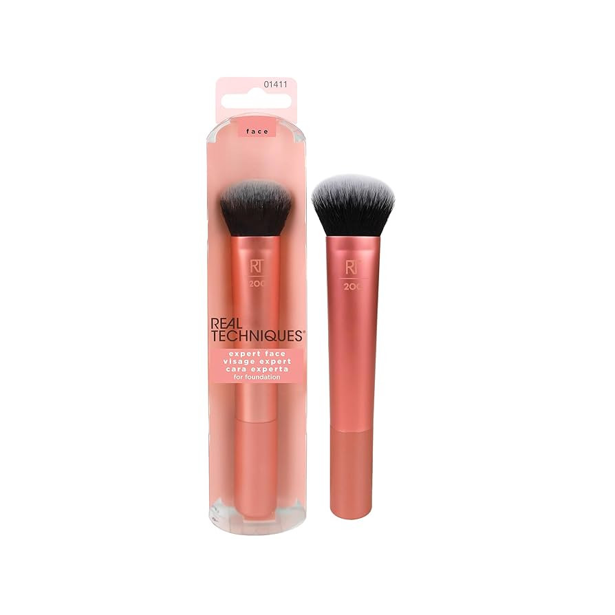 Real Techniques Expert Face Professional Foundation Makeup Brush for Even Streak Free Application... | Amazon (US)