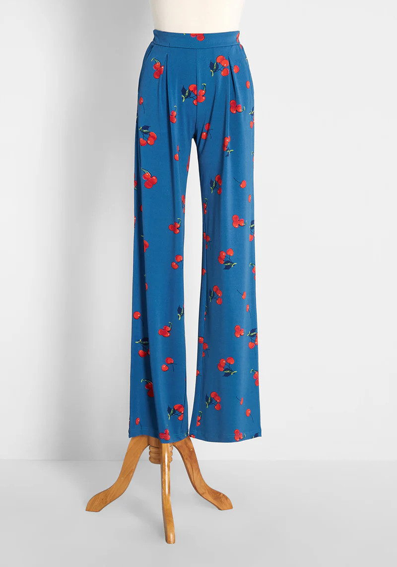 Remote For The Summer Knit Flare Pants | ModCloth