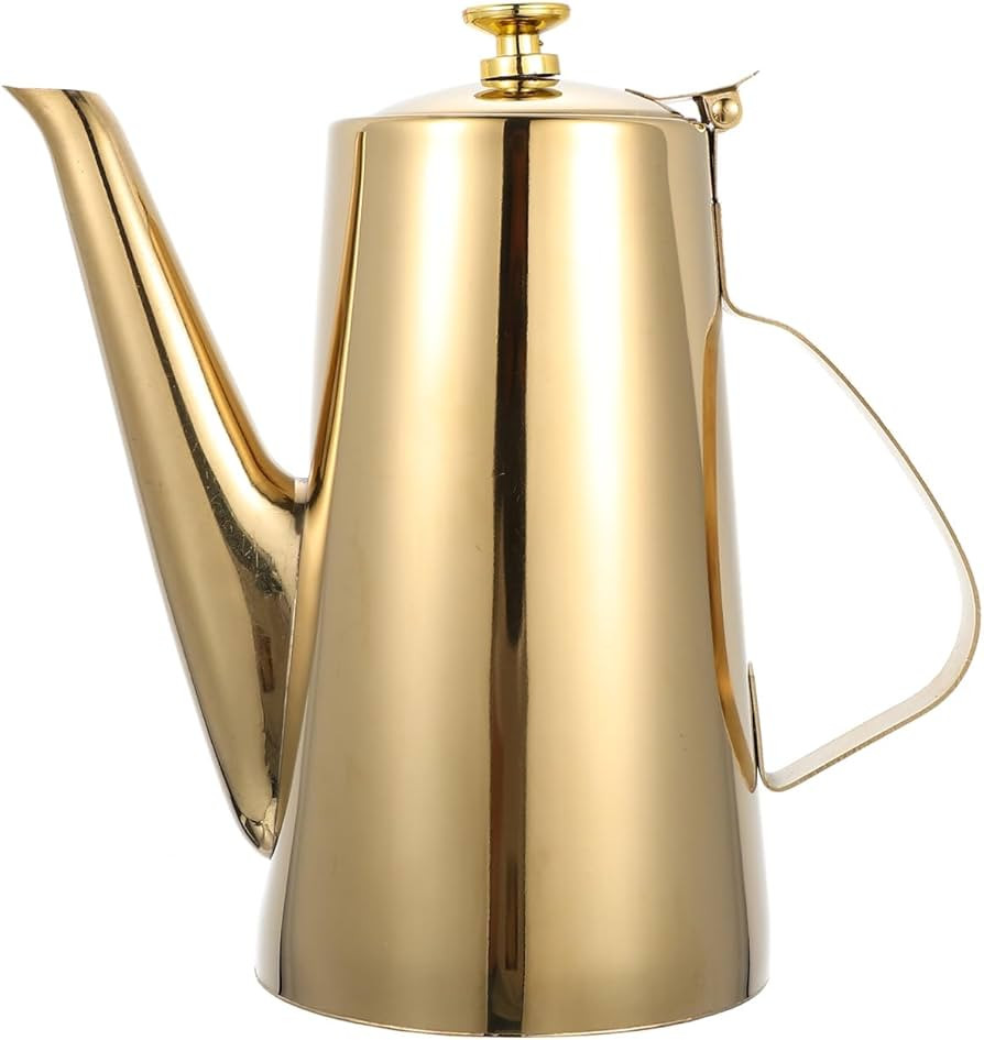 Yardwe Stainless Steel Oil Dispenser Bottle 7.87X4.52X3.34In Cold Water Kettle with Drip-Free Spo... | Amazon (US)