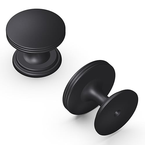 Hickory Hardware P2142-MB-10B Hickory Hardware P2142-10PACK American Diner Pack of (10) 1-3/8 Inch Mushroom Cabinet Knob | Amazon (US)