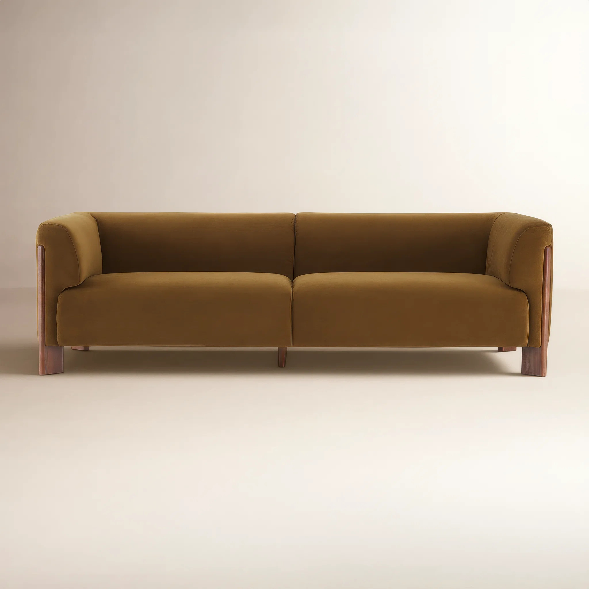 AllModern Wanetta 88'' Upholstered Sofa With Solid Wood Leg & Reviews | Wayfair | Wayfair North America