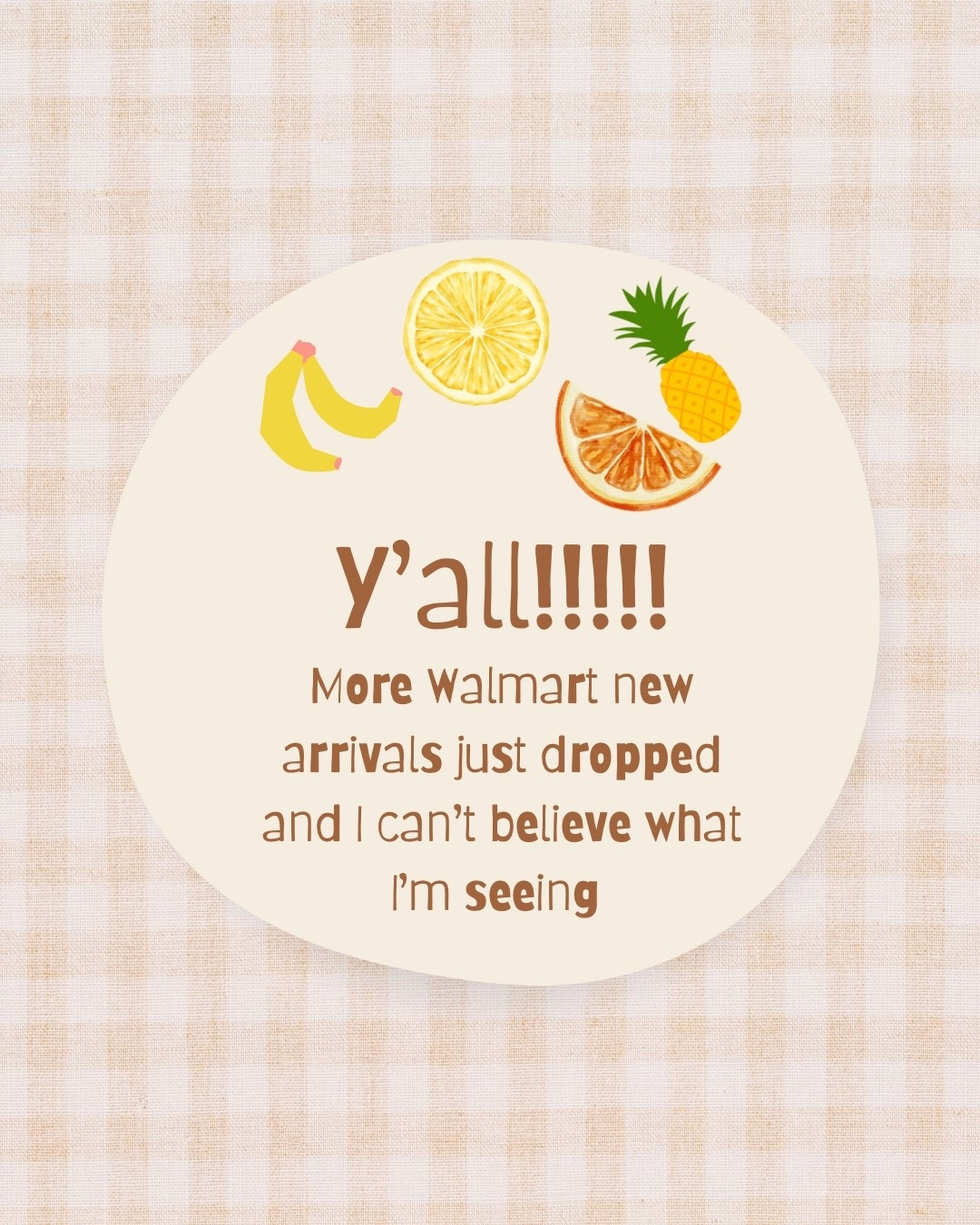 Y’ALL… Walmart is not slowing down with the new arrivals and my cart is proof 😍🍋🍍

Just when I thought I was done shopping, Walmart dropped even more cute summer fashion finds. From effortless dresses and matching sets to trendy sandals and accessories, these new arrivals are giving boutique vibes without the boutique price tags.

If you love affordable fashion, elevated basics, vacation-ready outfits, and everyday pieces that look way more expensive than they are, you need to see these new Walmart finds. Trust me, some of these are going to sell out fast!

✨ Trendy summer outfits
✨ Affordable Walmart fashion
✨ New Walmart arrivals
✨ Vacation-ready looks
✨ Everyday style finds
✨ Budget-friendly fashion

Which find are you adding to your cart first? 👀

#WalmartFashion #WalmartFinds #WalmartNewArrivals #AffordableFashion #SummerStyle #SummerOutfits #FashionFinds #BudgetFriendlyFashion #OOTD #EverydayStyle #WalmartStyle #SummerWardrobe #FashionOver30 #StyleInspiration #AffordableStyle #TrendingFashion #VacationStyle #CasualChic #WalmartHaul #FashionDeals

#LTKootd #LTKPetite