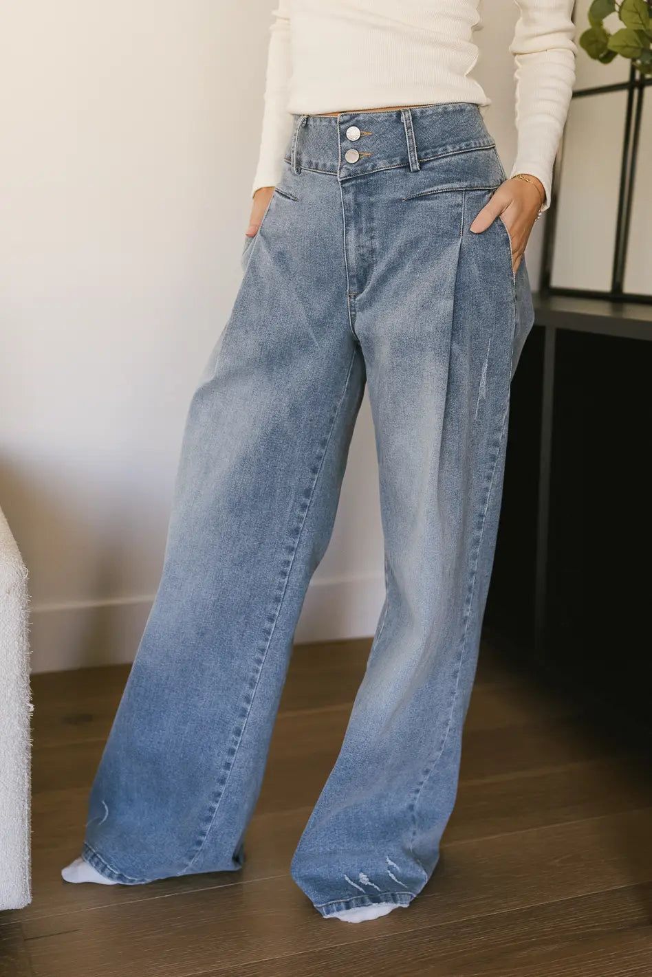 Vera Wide Leg Jeans | Bohme