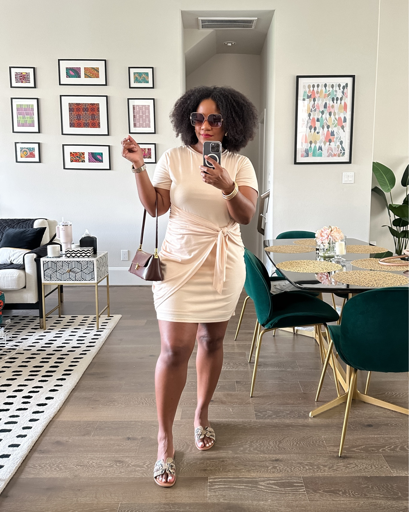 Today's #OOTD. I have this dress in two sizes. For this one I sized up for a looser fit, so wearing an XL.

Dress with sleeves // casual dress // fall outfit // Amazon finds // Amazon dress 

#LTKFindsUnder50 #LTKMidsize #LTKSeasonal