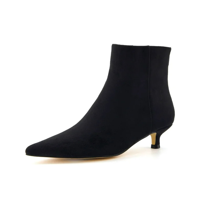 Cushionaire Women's Barbi Kitten Heel Bootie +Memory Foam | Walmart (US)