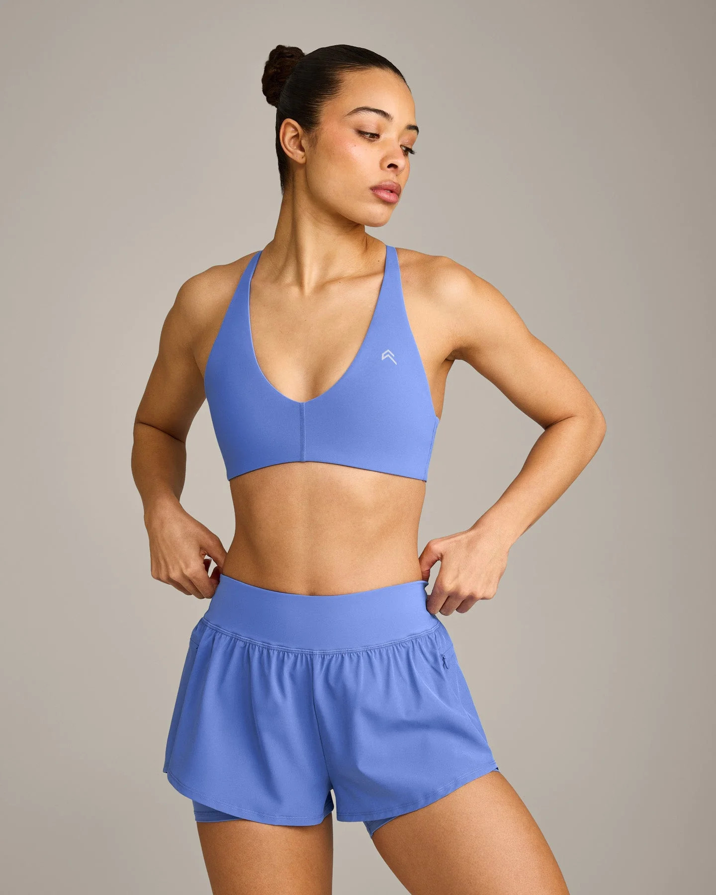 UnifiedMove™ Micro Bralette with Reflective Logo 
 Glaucous Blue | Oner Active (UK / US)