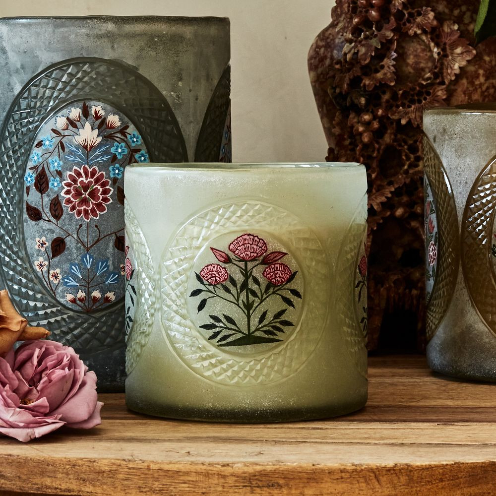 Hand-Painted Decorative Candles | GreenRow