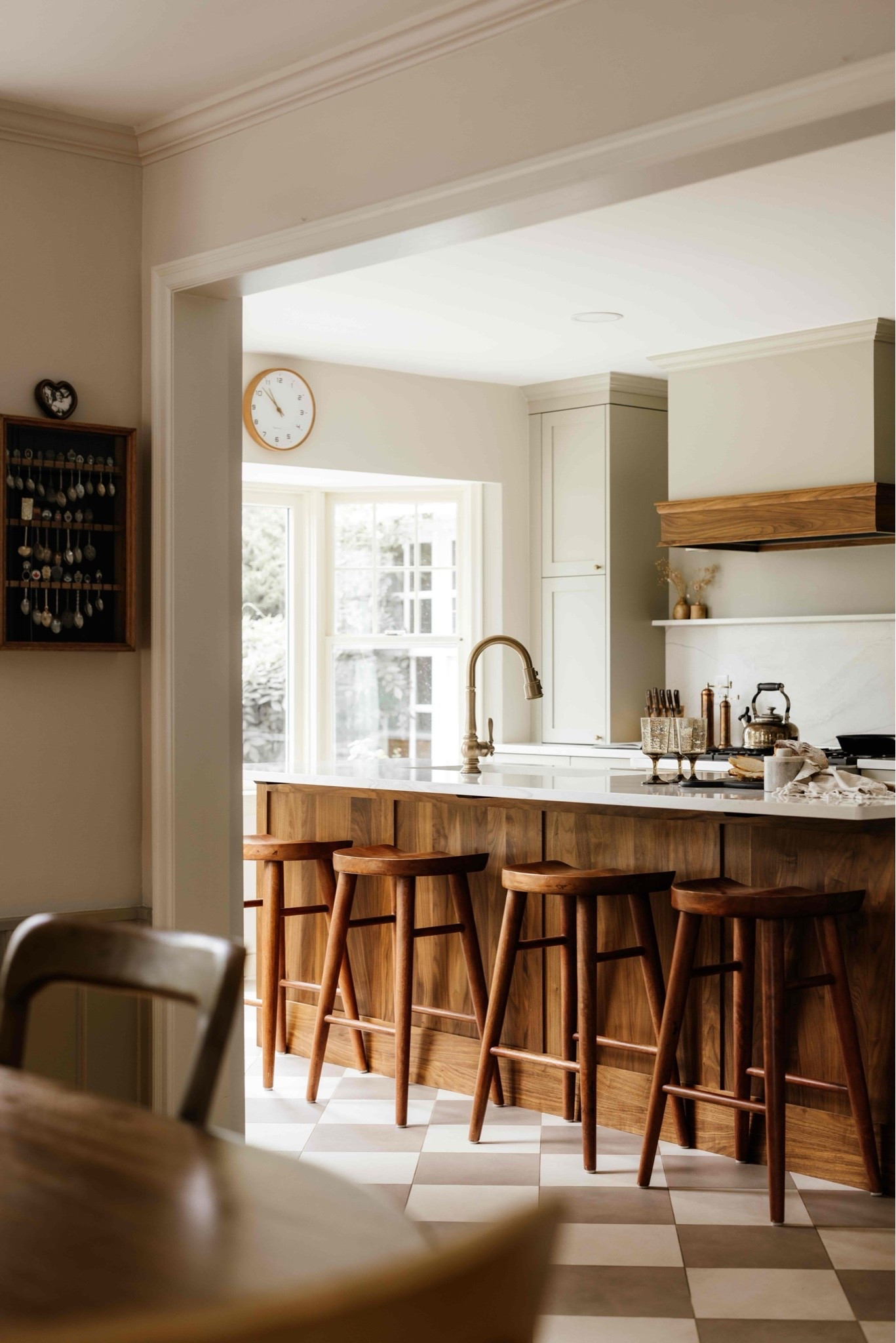 Our favorite wooden counter stools!