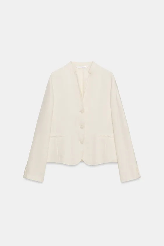 BLAZER 100% LINO ZW COLLECTION | Zara IT