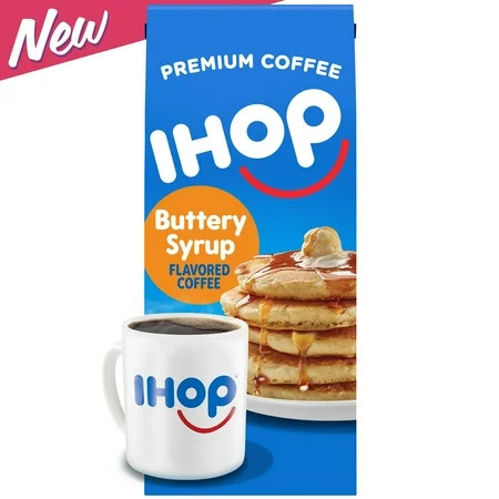 IHOP Buttery Syrup Flavored Ground Coffee 11 oz Bag | Walmart (US)
