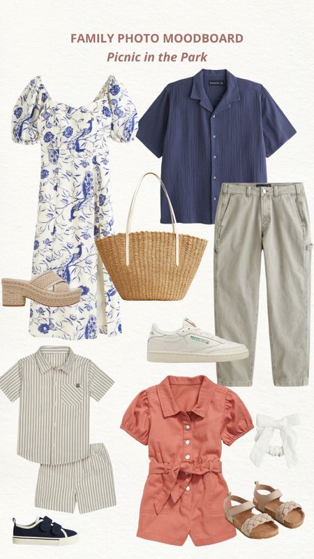 Family photo outfit ideas for a picnic in the park! 

#LTKfamily #LTKbaby #LTKkids