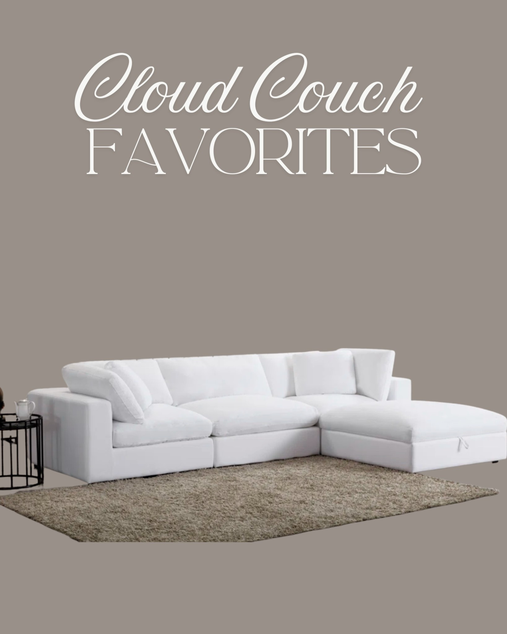 Cloud couch favorites
Rh dupe, cloud couch, white couch, sectional, living room, home decor, modern home, mood board, neutral home 

#LTKHome #LTKSeasonal