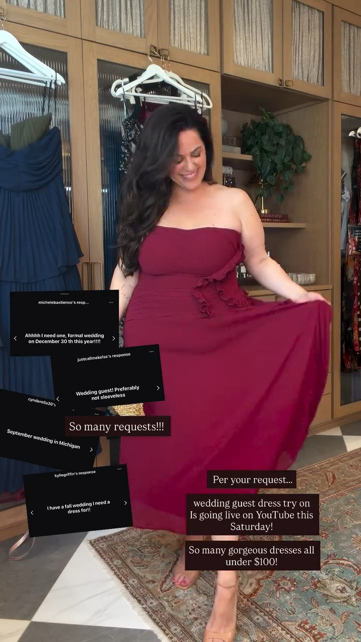 midsize wedding guest dress, wearing an xl as a size 14 raspberry midi dress. 

special occasion dress, cocktail dress, formal dress.

#LTKOver40 #LTKWedding #LTKMidsize