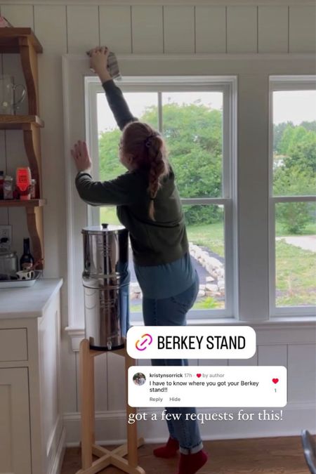 Berkey filter stand. Get it off your counter and create more space.

#LTKhome