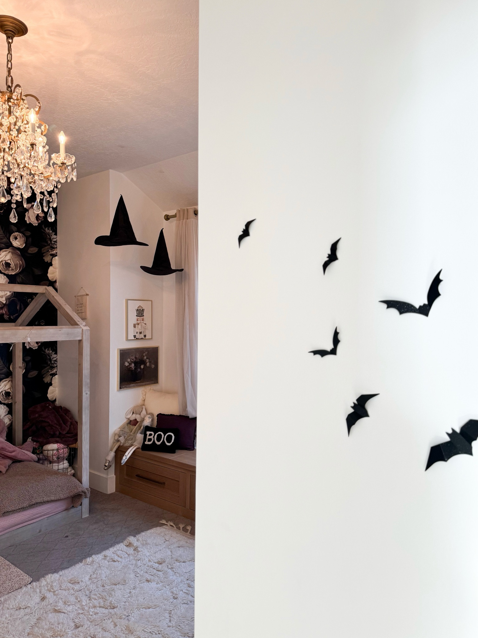 Decorating my kids rooms for Halloween! Witches hats + sparkly bats are the perfect touch. 

fall home decor

#LTKHalloween #LTKKids #LTKSeasonal