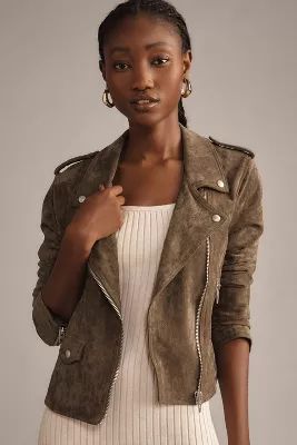 BLANKNYC Take a Hike Faux Suede Jacket | Anthropologie (US)