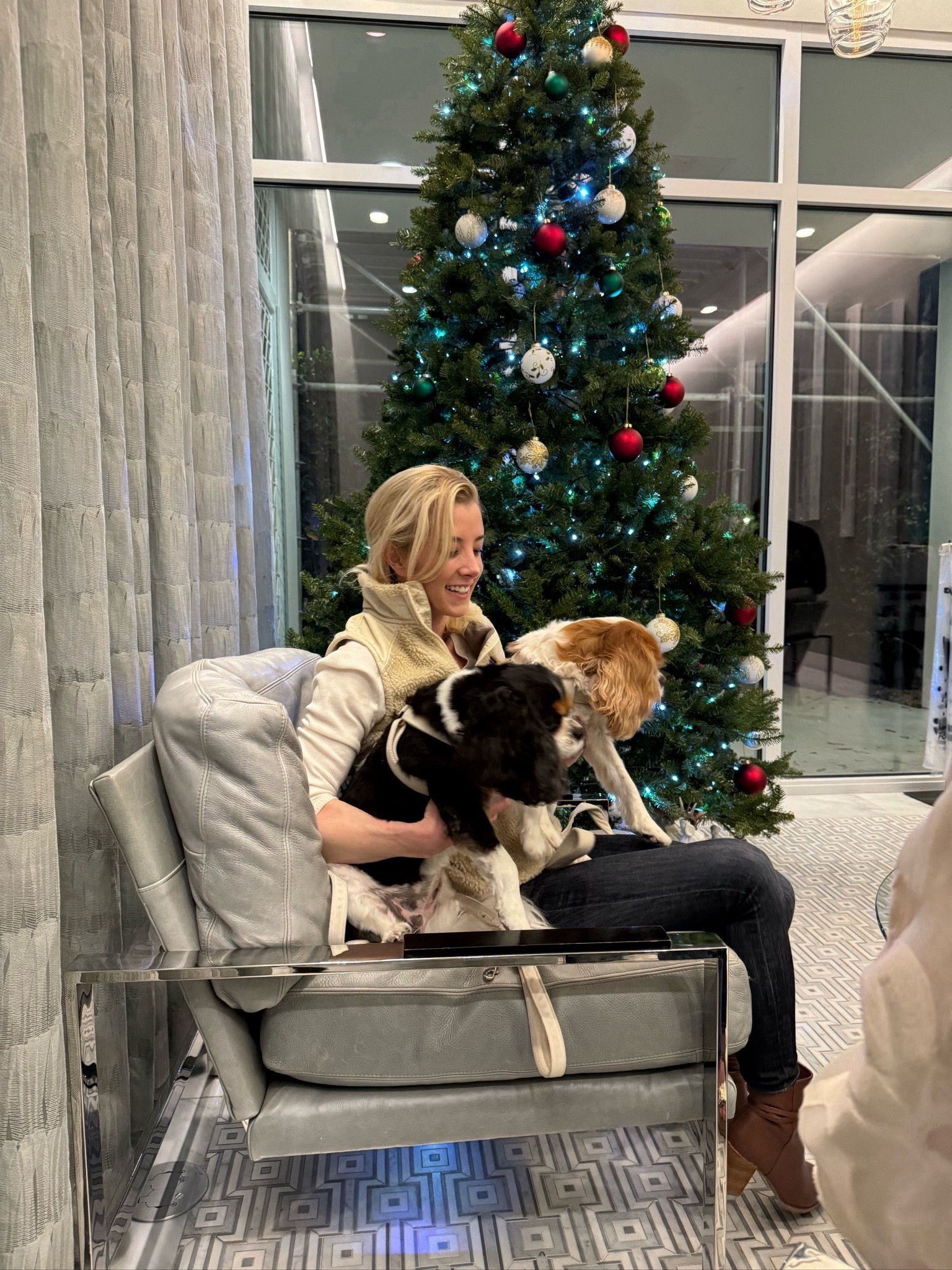 Short sleeve vests are always in style and are a winter wardrobe staple across the country! 

For a chic winter look…
1. Layer a fleece, quilted, or faux fur vest over a cashmere sweater.
2. Pair it with tailored pants or classic straight leg denim jeans. 
3. Accessorize with elegant earrings or a matching hat to elevate the ensemble.
4. Choose neutral colors if you’re spending more than $50 on a vest so you can wear it with a variety of your existing winter wardrobe pieces and outfits. 

Vests are a stylish way to stay warm while maintaining that classic, preppy, and sophisticated vibe. 

#LTKSeasonal #LTKstyletip #LTKover40