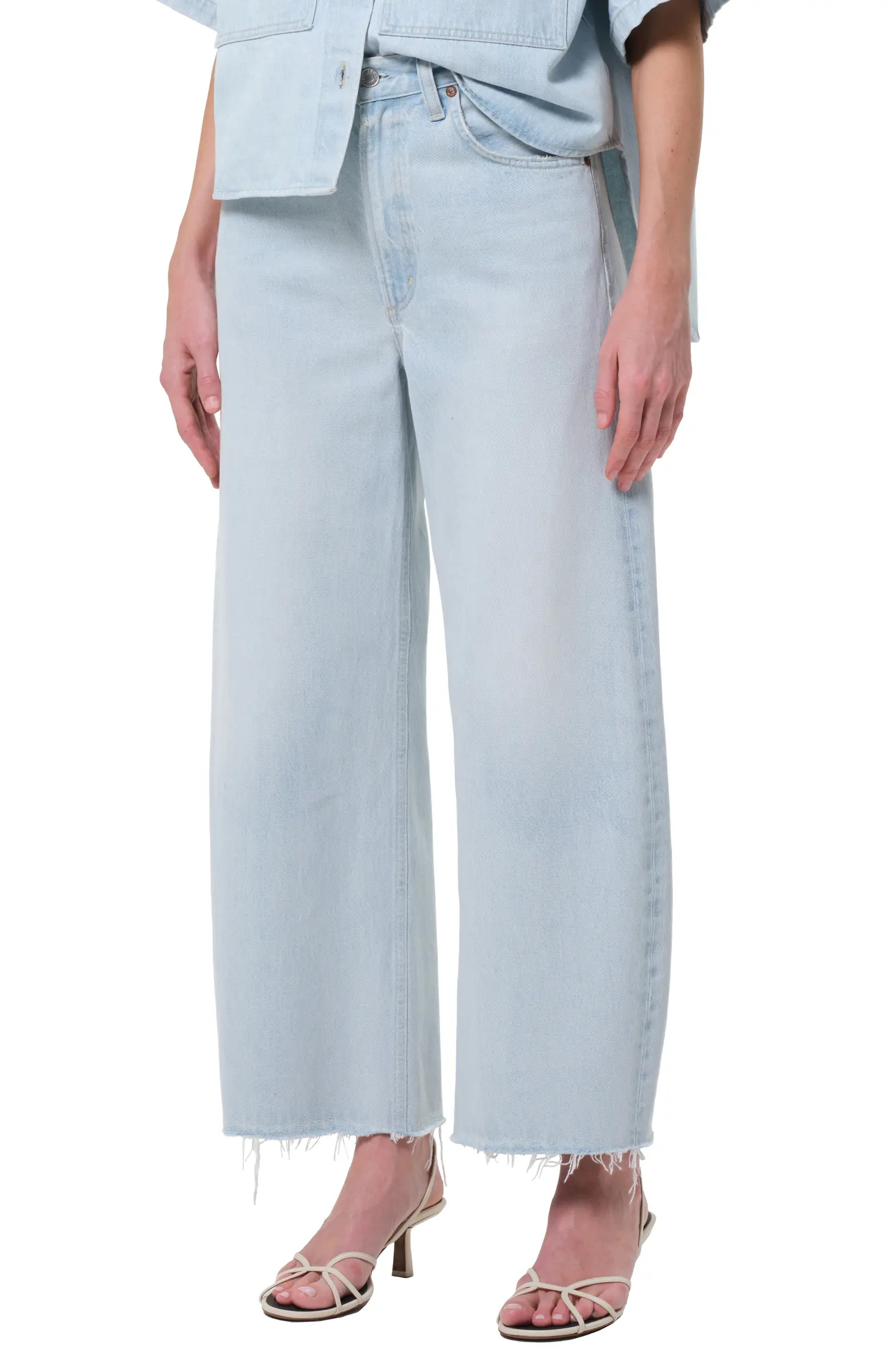 AGOLDE Low Curve Frayed Jeans | Nordstrom | Nordstrom