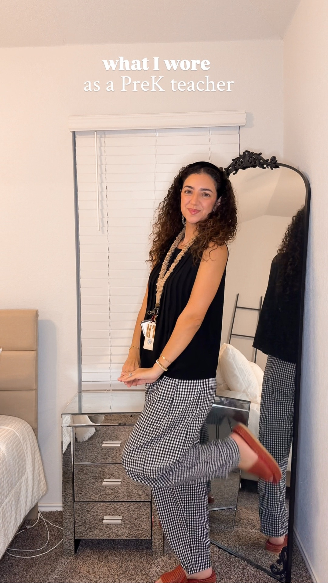 What I wore as a pre-K teacher 🤍🖤

Teacher outfit, outfit inspo, black gingham pants, black and white plaid pants, business casual teacher outfit, teacher ootd

@VICI @Nickel & Suede

#LTKgrwm #LTKootd #LTKSaleAlert
