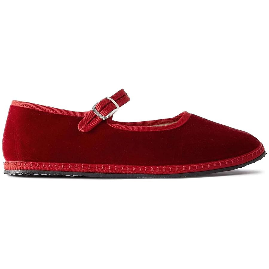 Velvet Ballet Flats for Women Suede Round Toe Cute Mary Jane Flats Slip On Casual Dressy Comforta... | Amazon (US)