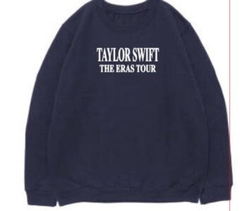 Eras Tour Taylor Swift Inspired Sweatshirt Black Color - Etsy | Etsy (US)