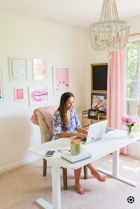 Feminine and fun home office decor 

#LTKhome